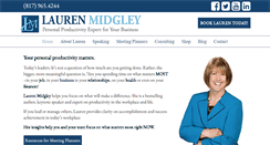 Desktop Screenshot of laurenmidgley.com